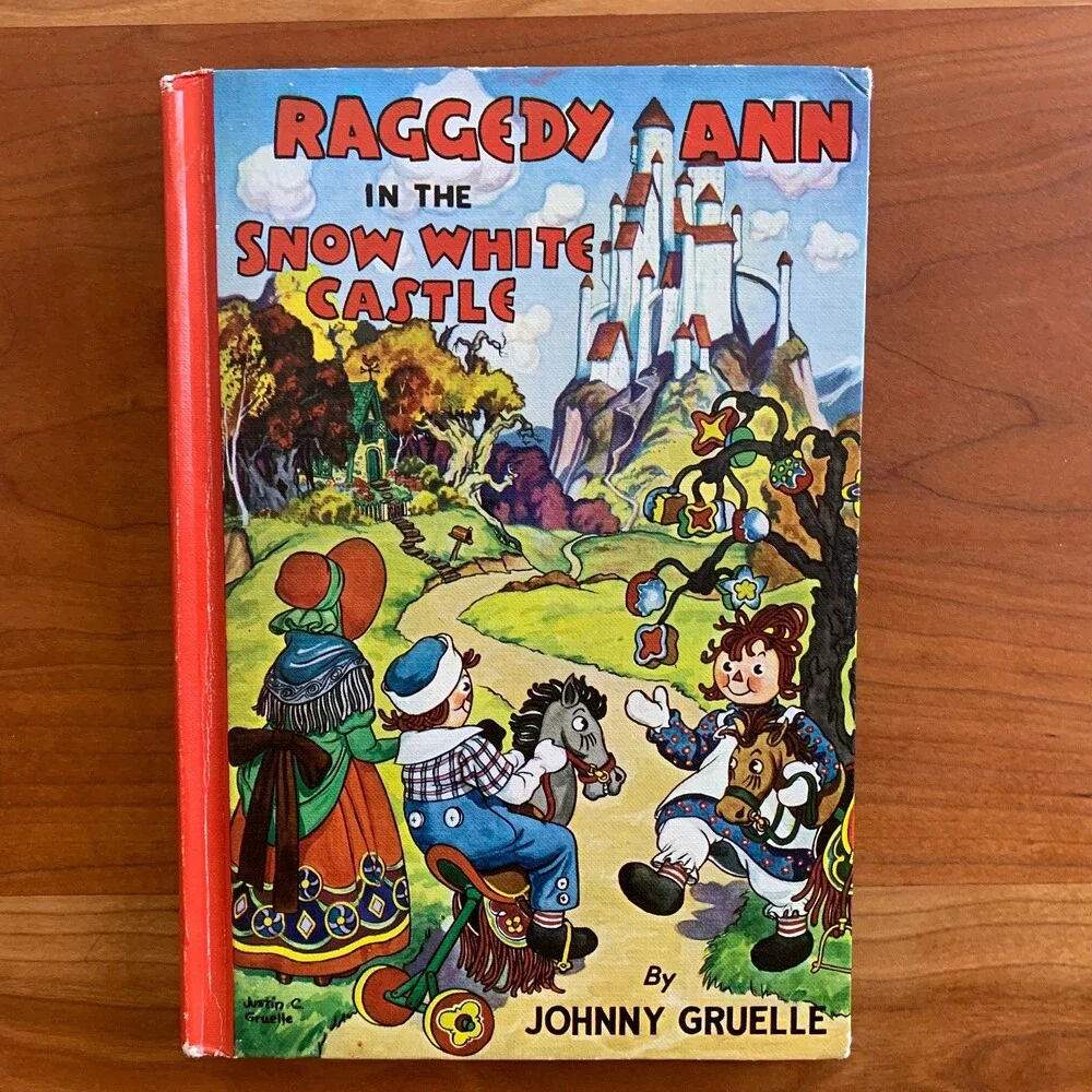 Vintage 60s Raggedy Ann in the Snow White Castle by Johnny Gruelle